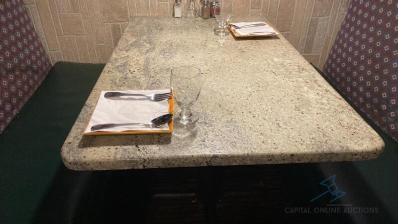48in x 30in Marble Dining Table