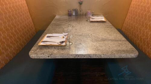 48in x 30in Marble Dining Table Top Only