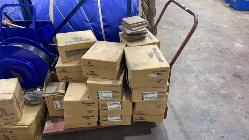 28 Boxes of Unglazed Tile