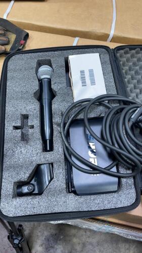 Shure Microphone and Mic Stand