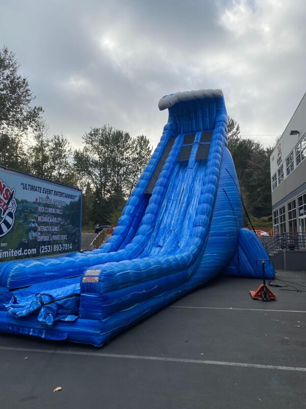 36' Blue Crush Water Slide w/ Slip n' Slide