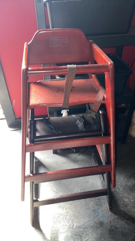 (3) High Chairs and Booster Seat