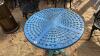 Blue outdoor table - 2