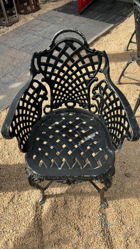 6 heavy duty outdoor metal chairs