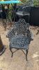 6 heavy duty outdoor metal chairs - 3