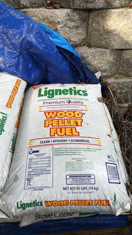 (12) 40lb bags of Wood Pellet Fuel