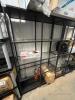 (2) Metal Frame with Glass Shelving Units - 3