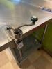 Stainless Steel Prep Table with Can Opener - 3