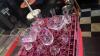 Huge Glassware Lot with Glass Racks and Dolly - 3