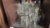 Huge Glassware Lot with Glass Racks and Dolly - 13