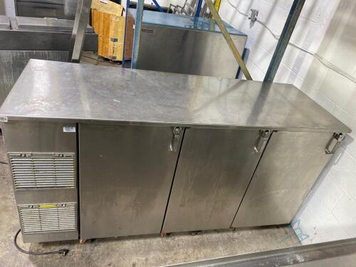 Glastender 3 Door Under Counter Refrigerator