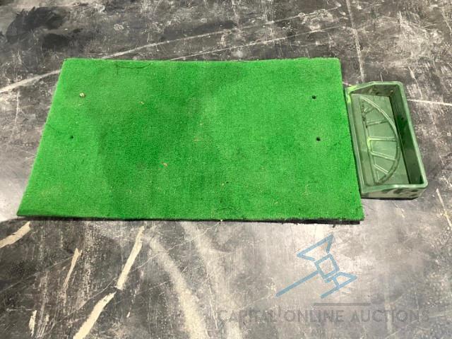 Golf Driving Mat with Ball Catcher