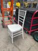 (44) White Wood Chiavari Chairs - 2