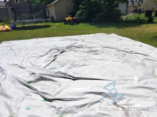 (2) 20x 20 White Tent Tops