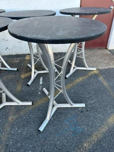 (8) Truss Base Hi Top Tables