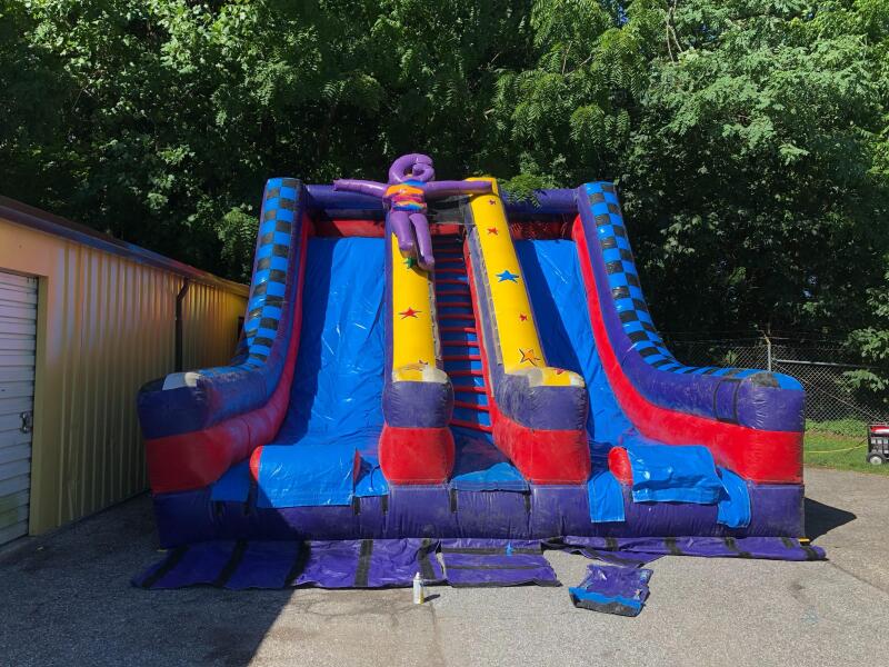 18 ft Double Lane Slide