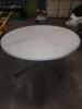 (4) 60" Round Folding Tables