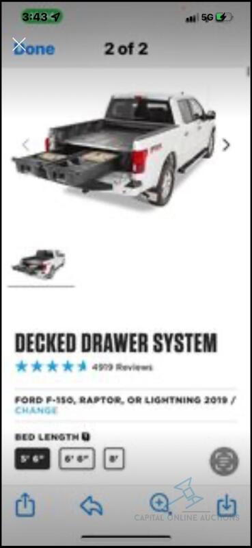 Decked Drawer System for Vehicle