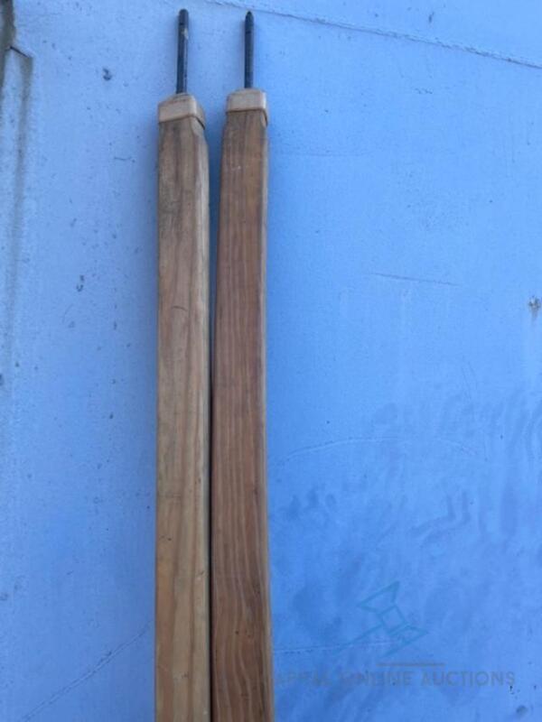 (10) New 7ft Wood Toothpick Side Poles