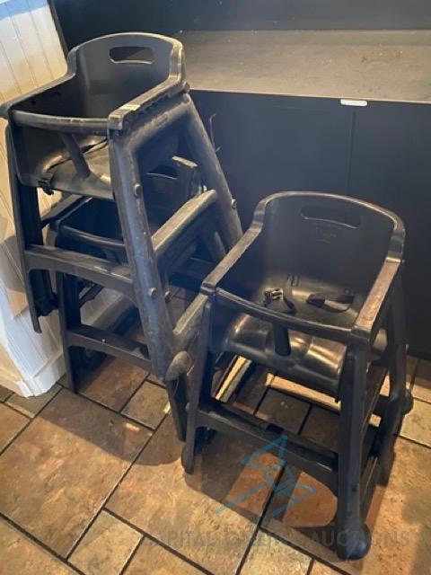 (3) Children's High Chairs