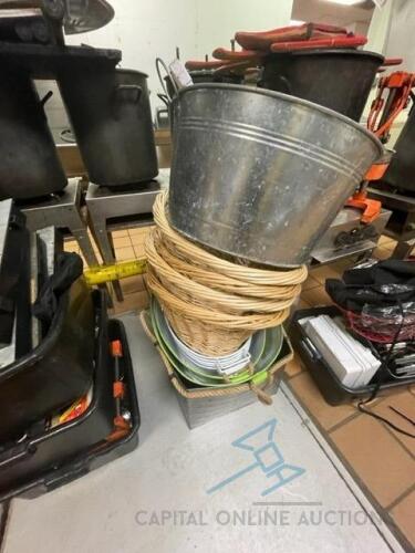 Lot of Baskets and Bins