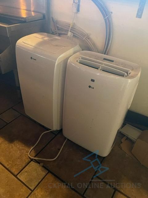 (2) Portable A/C Heat Fan Dehumidifiers