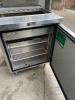 Refrigerated sandwich table with sneeze guard - 4