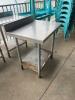 (3) Metal Prep Tables - 2