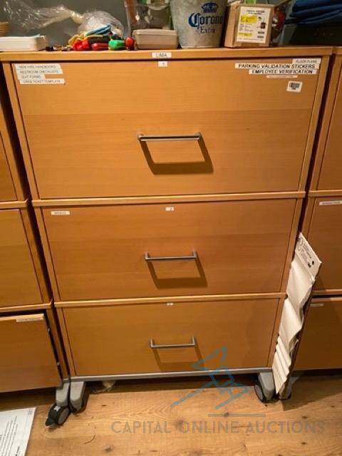 Wheeled Filing Cabinet