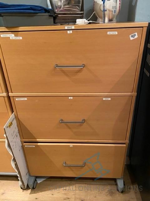 Wheeled Filing Cabinet