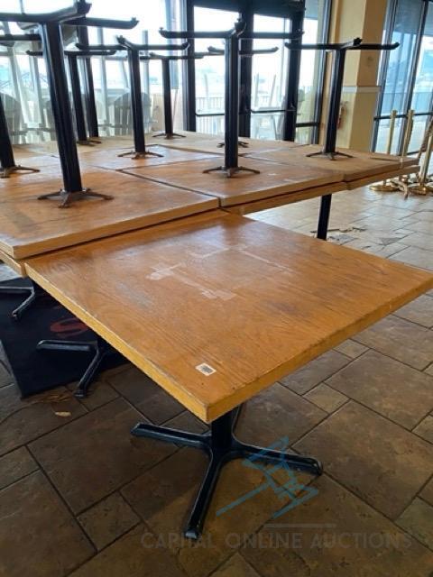 (4) Square Dining Tables