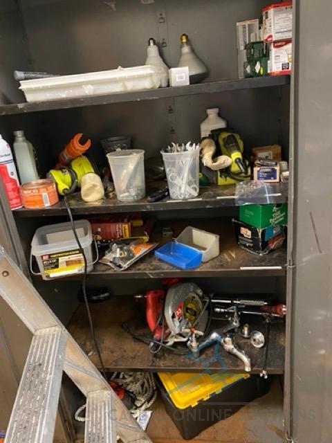 Cabinet with Tools