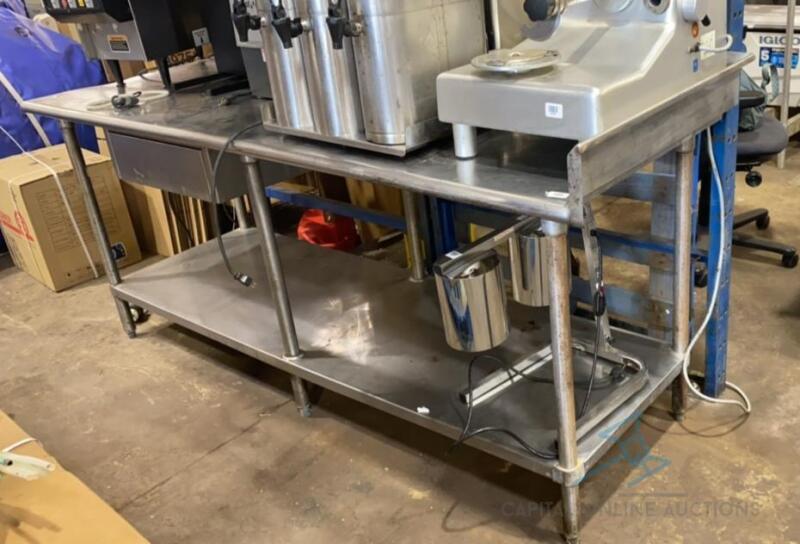 Stainless Steel Table with Undershelf