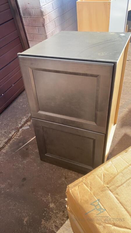 New Solid Wood Black Cabinet Base