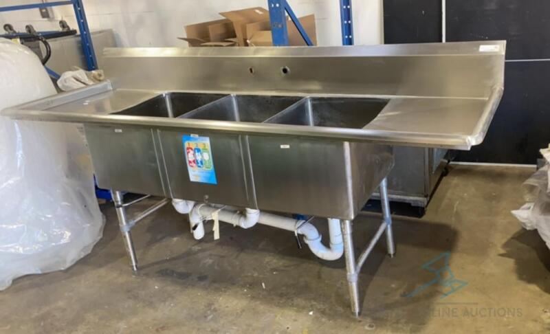 Three Compartment Sink