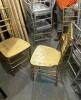 (92) Gold Wood Chiavari Chairs