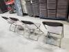 (100) Brown Folding Chairs - 3