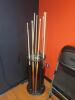 Pool Stick rack with Approx. 5 pool sticks - 2