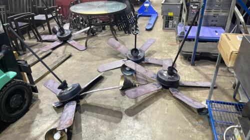 Lot of (4) Ceiling Fans