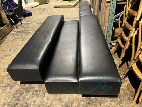 (3) Black Roxie Benches