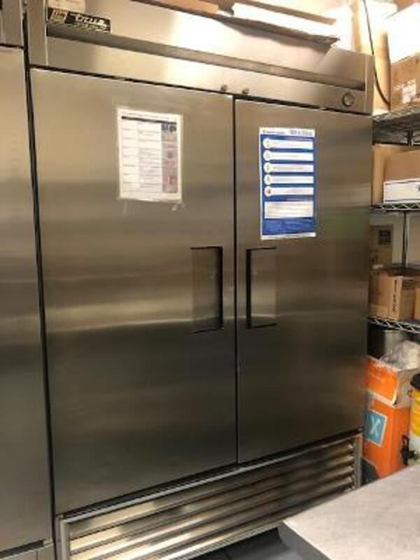 Two Section Reach In Refrigerator
