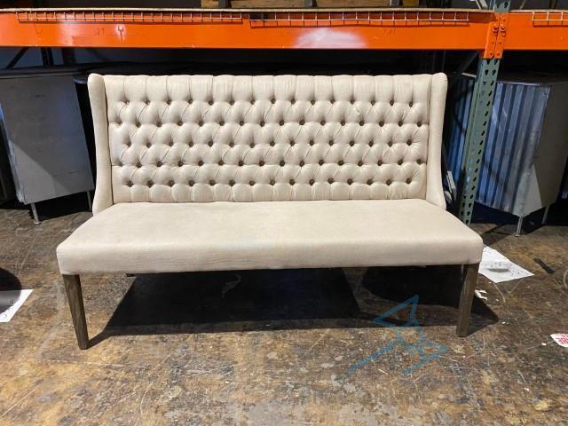 Beige Loveseat