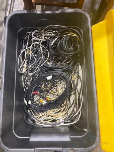 Bin of Cables