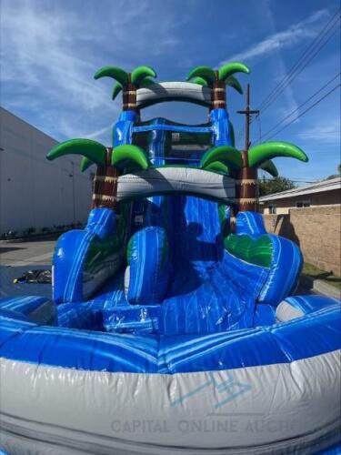 18 Ft Blue Crush Water Slide SL