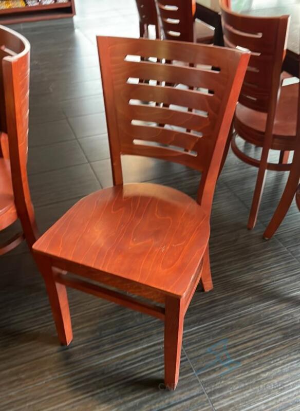 (22) Wood Dining Chairs