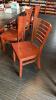 (22) Wood Dining Chairs - 2