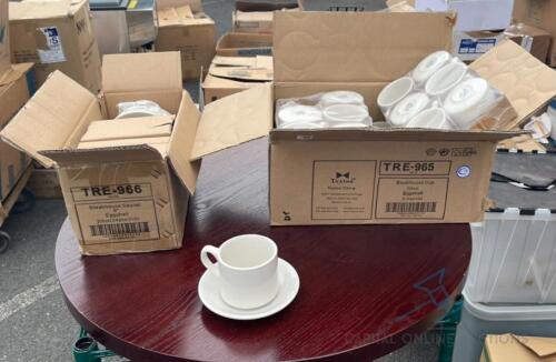 24 Tuxton Steakhouse Cup and Saucer Sets