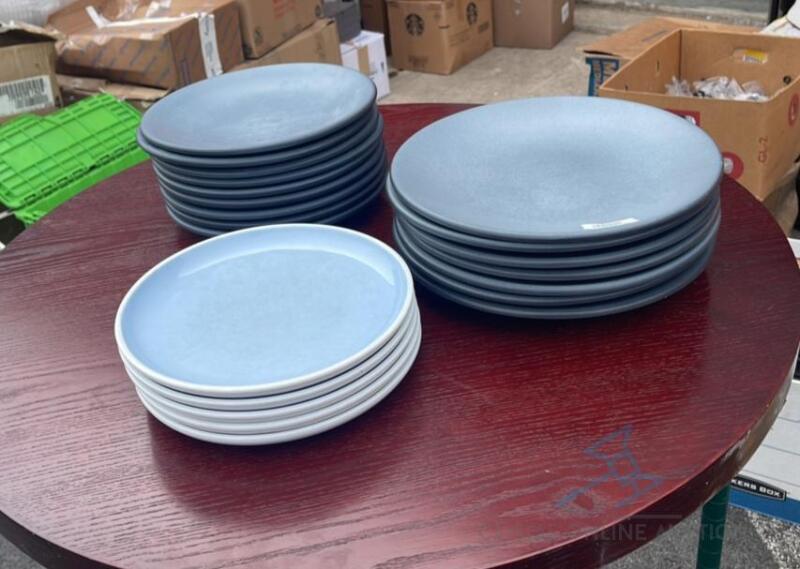 21 Blue Ceramic Plates