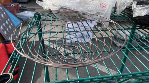 (8) Copper Colored Wire Baskets