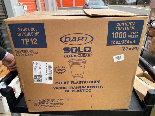 Box of 900 12 oz Clear Solo Cups